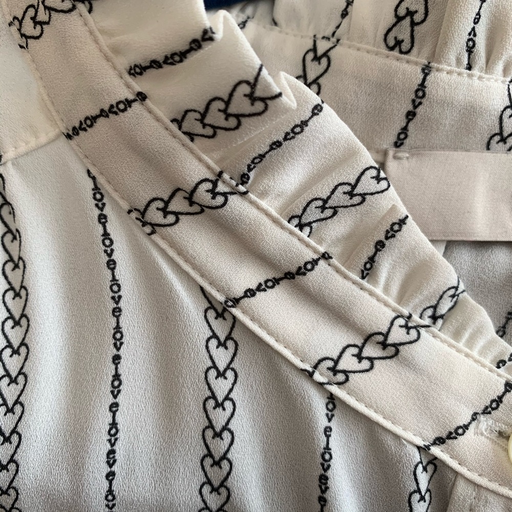 Loft Heart & Love Blouse-Excellent Condition - Picture 3 of 7